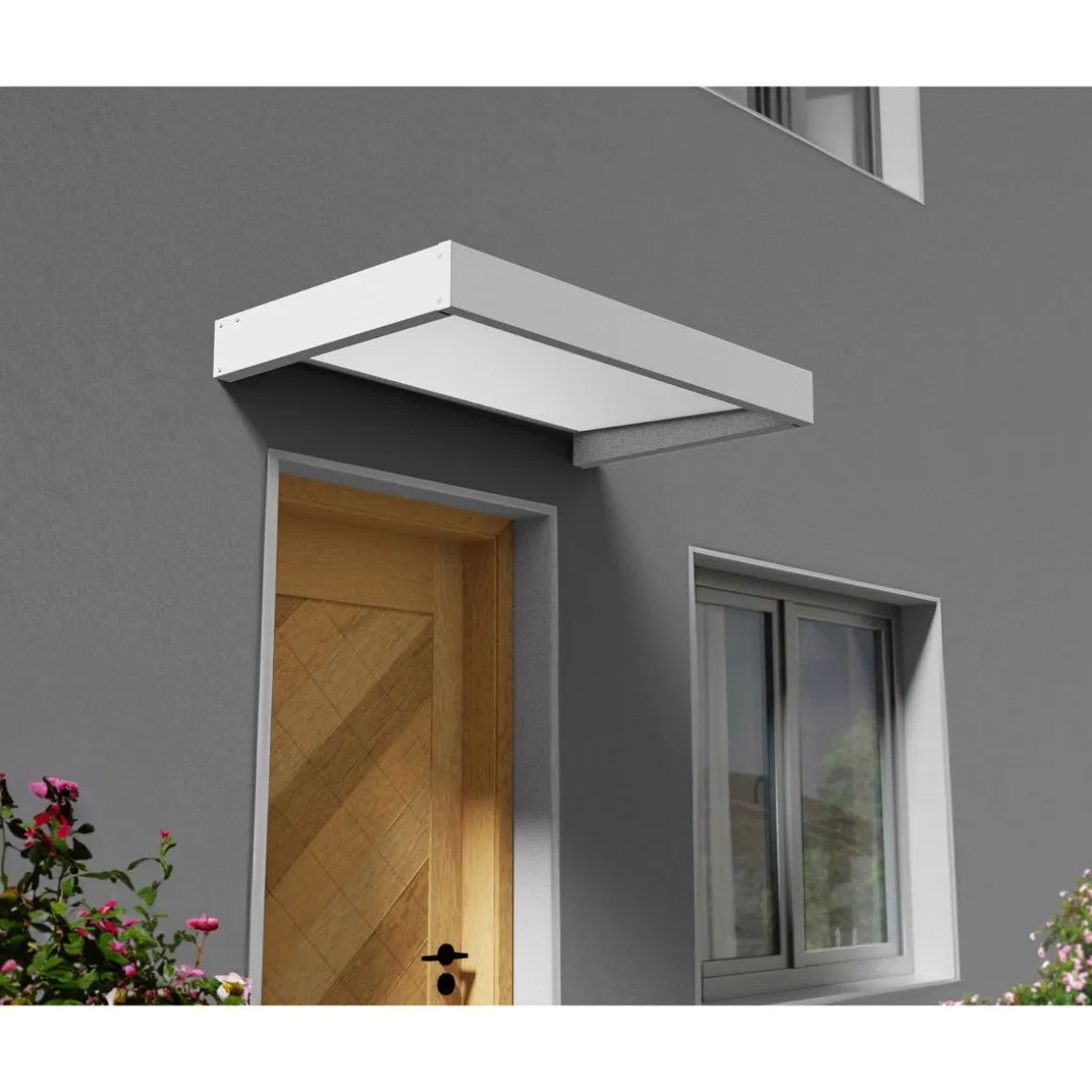 Marquise 95 x 160 cm Blanc - SOPHIA 1600