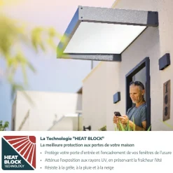 Marquise - 95x215cm Blanc - SOPHIA 2150