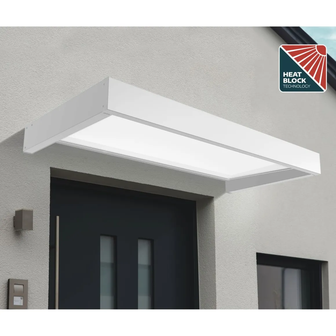 Marquise - 95x215cm Blanc - SOPHIA 2150