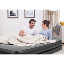 Matelas gonflable de camping - 2 personnes - 203x152x46cm