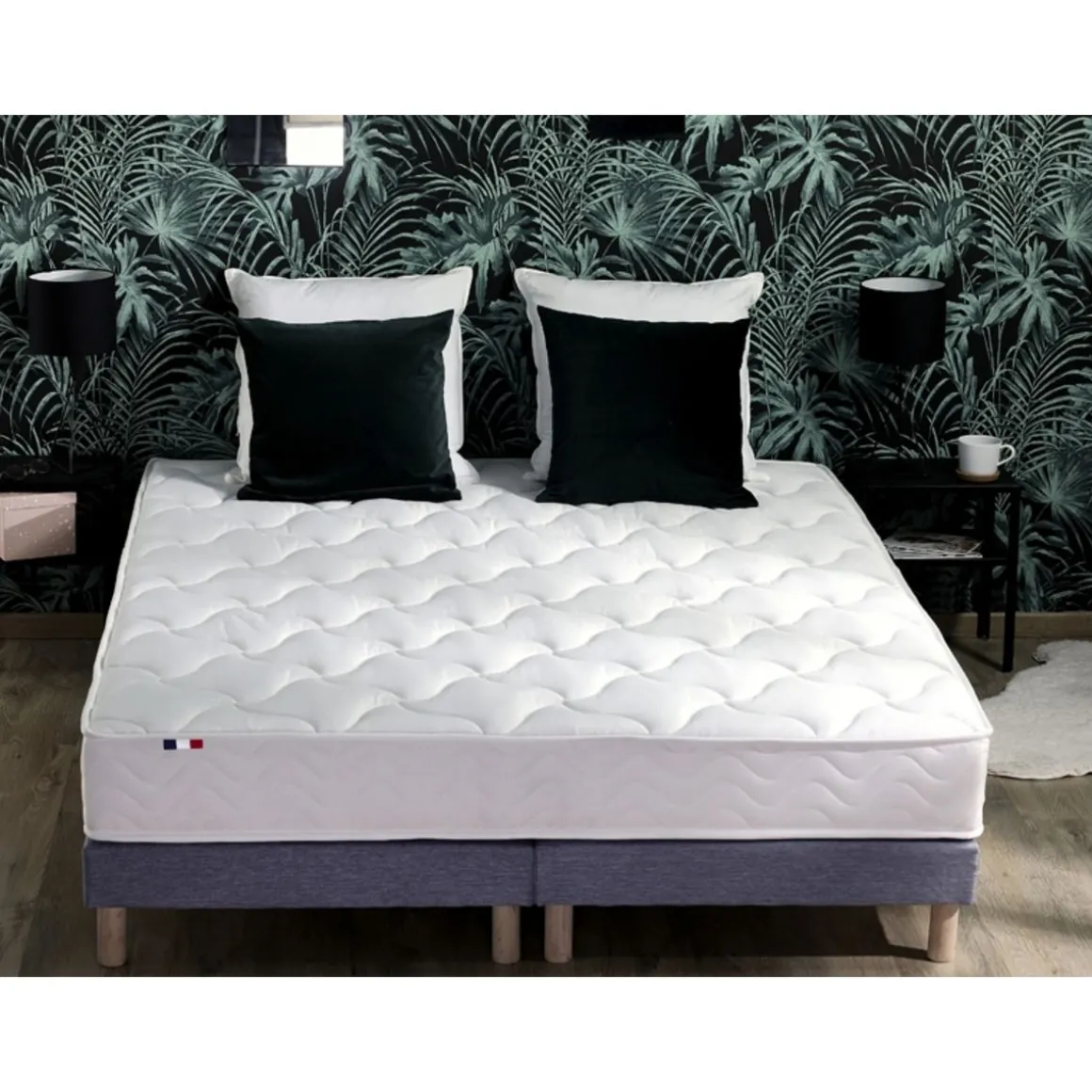 Matelas ressorts ensachés 160x200 cm CANTATE