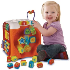 Maxi cube multi-activités rouge