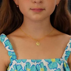 Médaille Ange Or Jaune - Chaîne Dorée Offerte