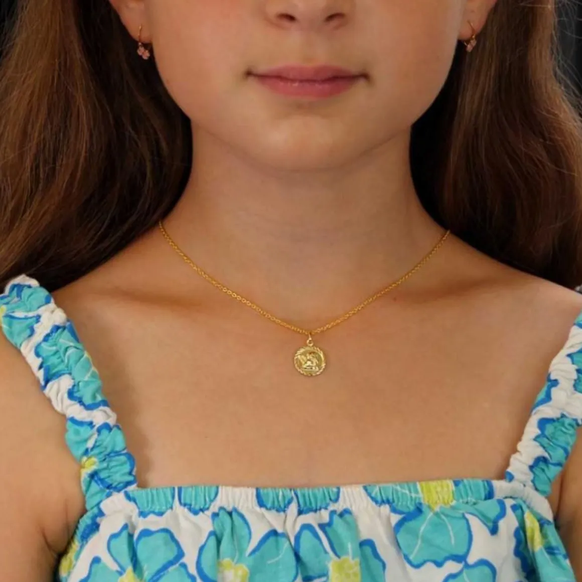 Médaille Ange Or Jaune - Chaîne Dorée Offerte