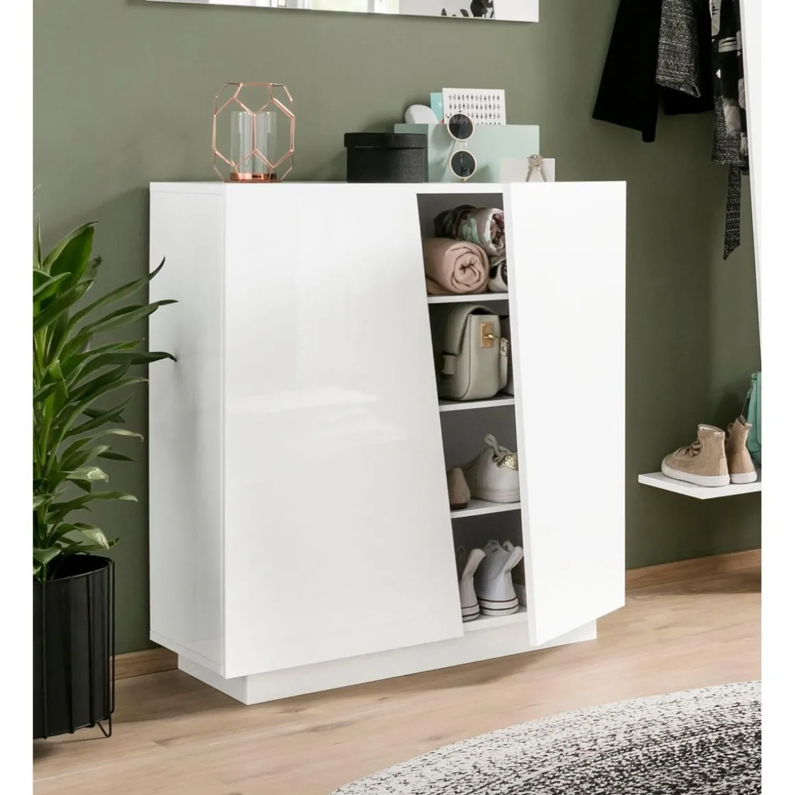 Meuble à chaussures 2 portes VERONA