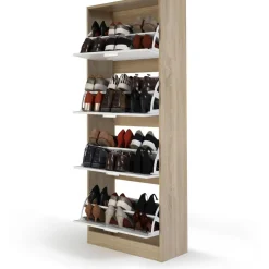 Meuble à chaussures 4 portes L60 cm TOWA