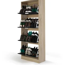 Meuble à chaussures 4 portes L60 cm TOWA