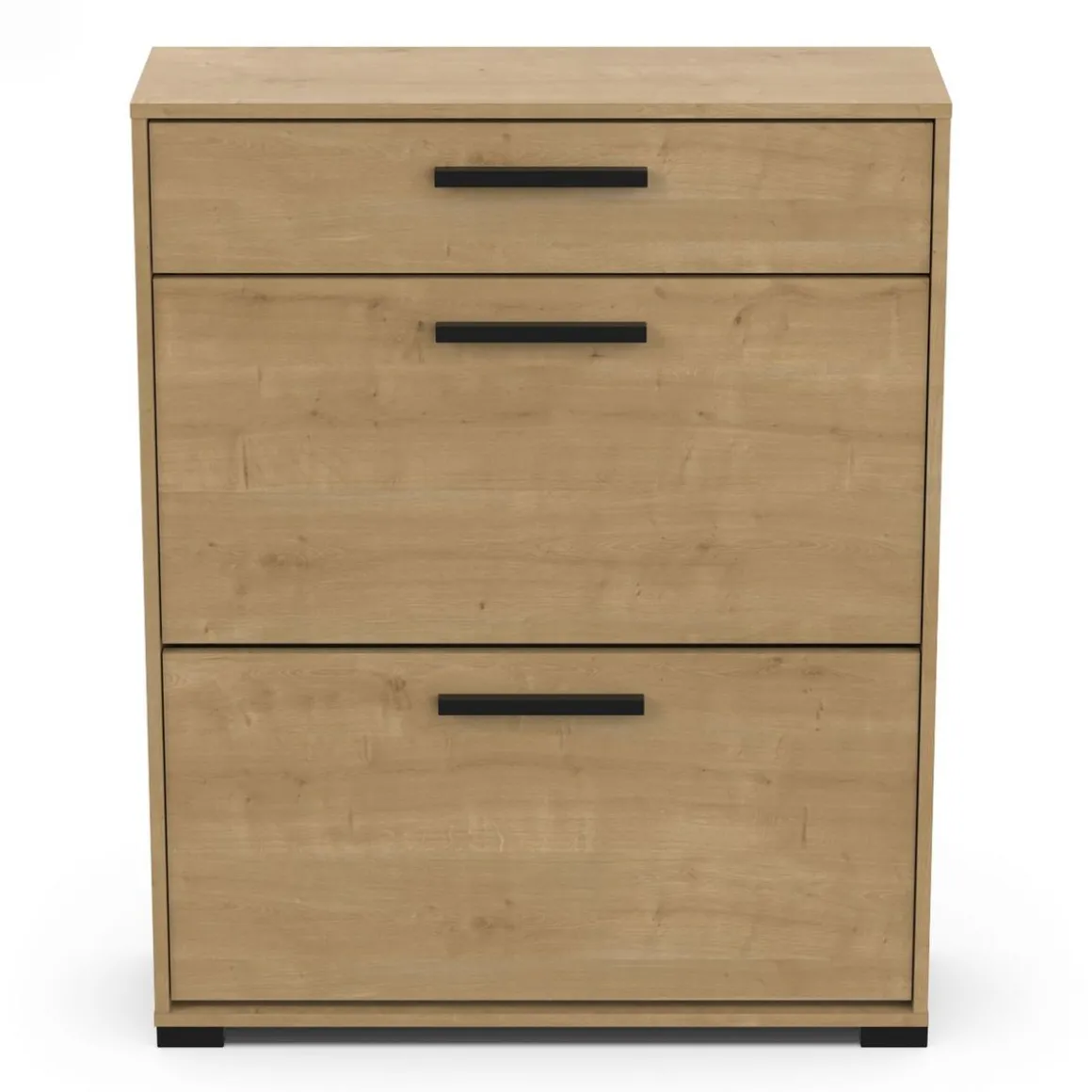 Meuble à chaussures 2 portes 1 tiroir L80 cm LIZZIE