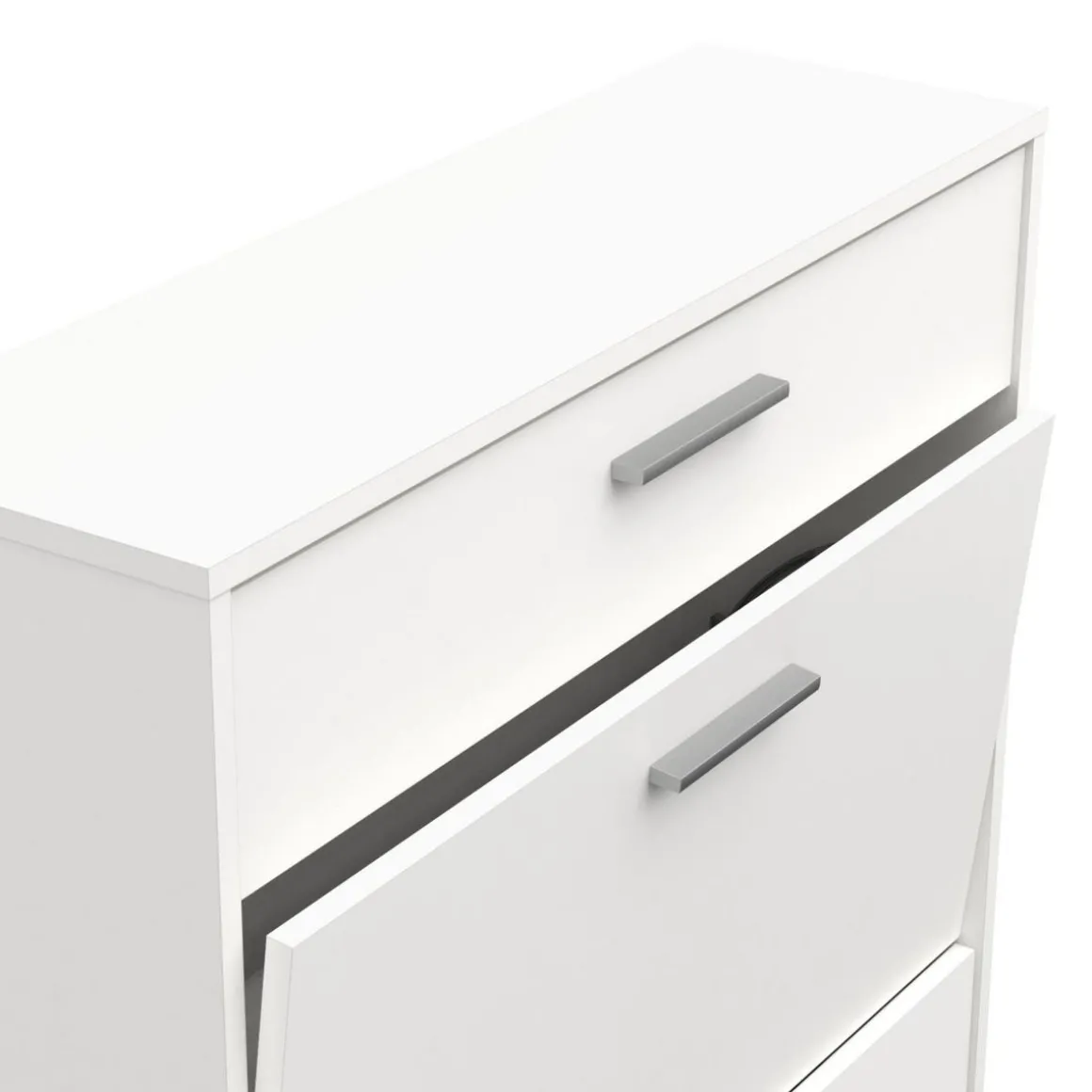 Meuble à chaussures 2 portes 1 tiroir L80 cm LIZZIE