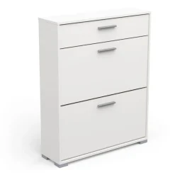 Meuble à chaussures 2 portes 1 tiroir L80 cm LIZZIE