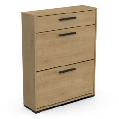 Meuble à chaussures 2 portes 1 tiroir L80 cm LIZZIE