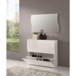 Meuble à chaussures CLOUD, 2 portes abattantes