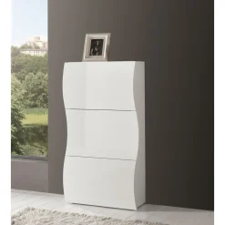 Meuble à chaussures CLOUD, 3 portes abattantes