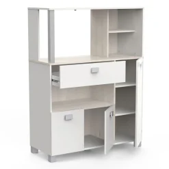 Meuble de rangement de cuisine compact 3 portes 1 tiroir L99cm PESTO