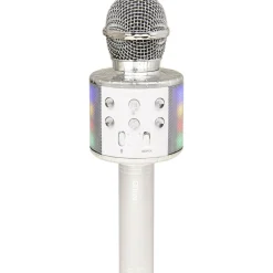 Micro Karaoké Bluetooth LED Q1191 - Silver