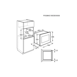 Micro ondes grill encastrable LMS4253TMX