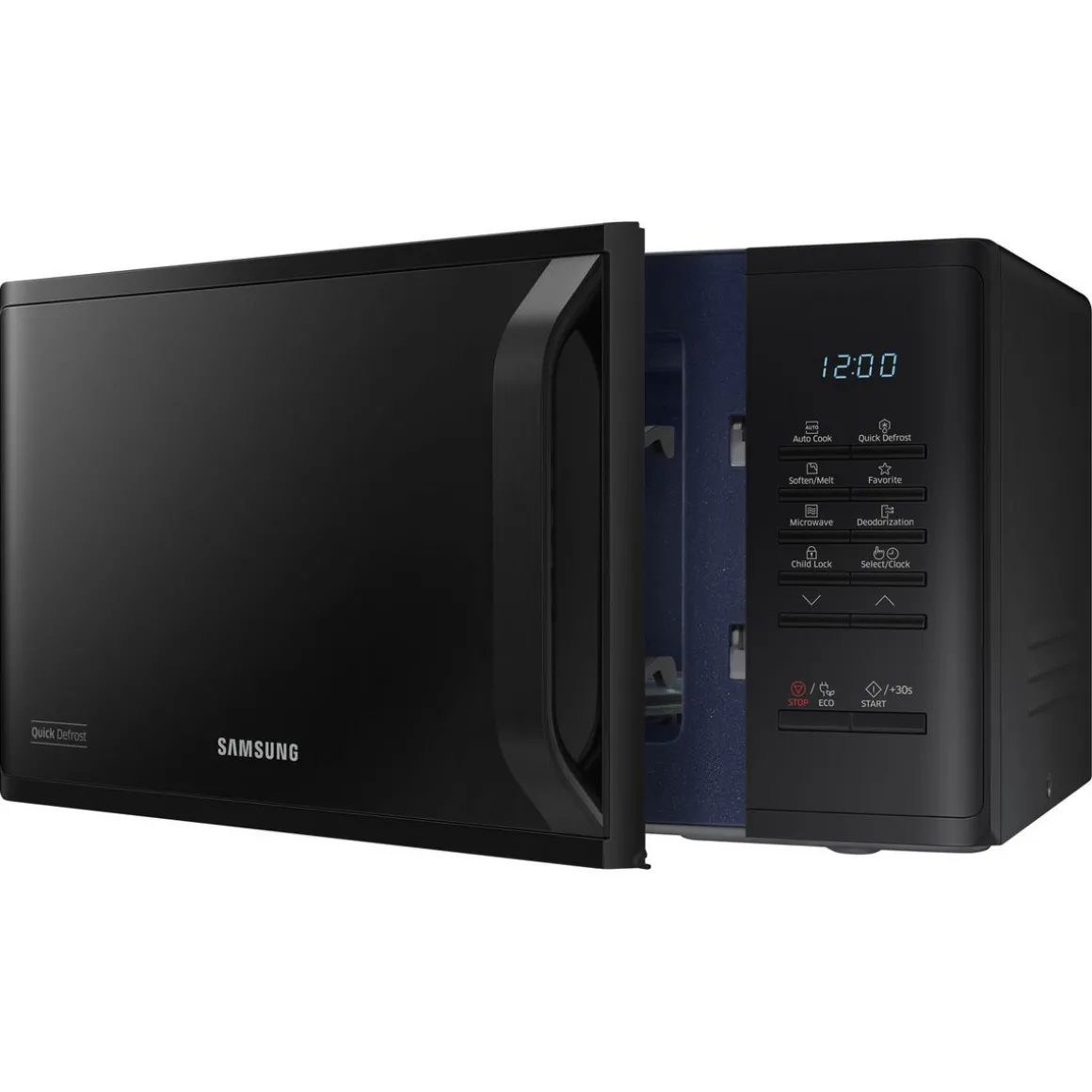 Micro-ondes monofonction MS23K3513AK - 800 W - Capacité 23 L - Noir
