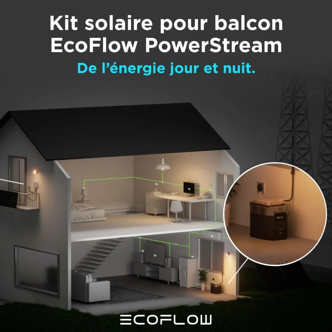 Micro-onduleur Powerstream 800W