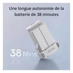 Mini drone caméra DJI Mini 3 (DJI RC) - léger et pliable avec vidéo 4K HDR, temps de vol de 38 minutes, Prise verticale r