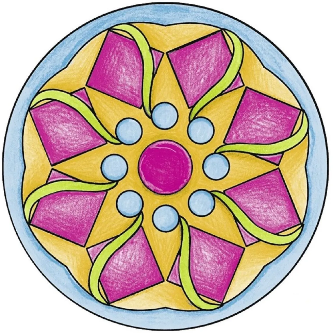 Mini mandalas classiques 18 pièces