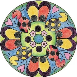 Mini mandalas classiques 18 pièces