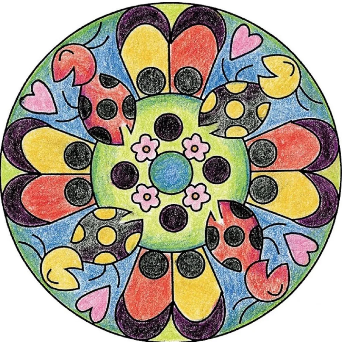 Mini mandalas classiques 18 pièces