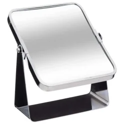 Miroir à Poser Pivotant Zoom X3 20cm Argent