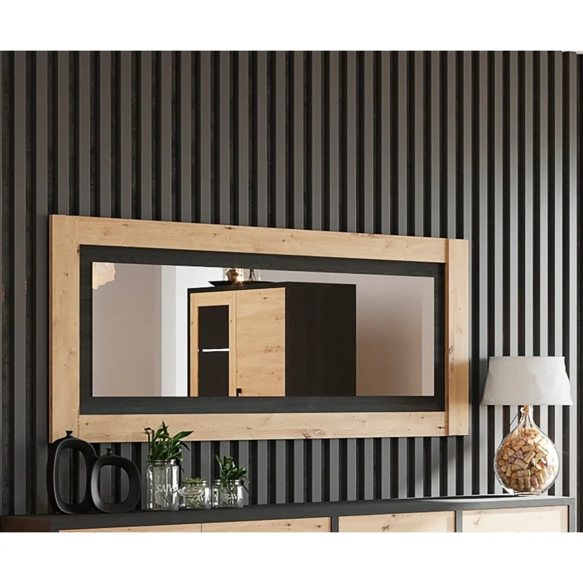 Miroir de séjour salle à manger L180cm VIVA