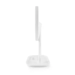 Miroir de table LED avec porte-bijoux MIZO - Blanc