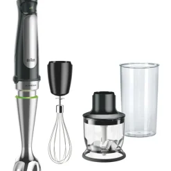 Mixeur MQ7026X MultiQuick 7 gris et noir 2 accessoires