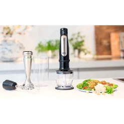 Mixeur MQ7026X MultiQuick 7 gris et noir 2 accessoires