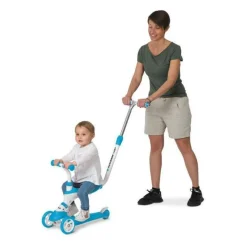 MONDO Trottinette On and Go Scribble 5 en 1 - Bleu