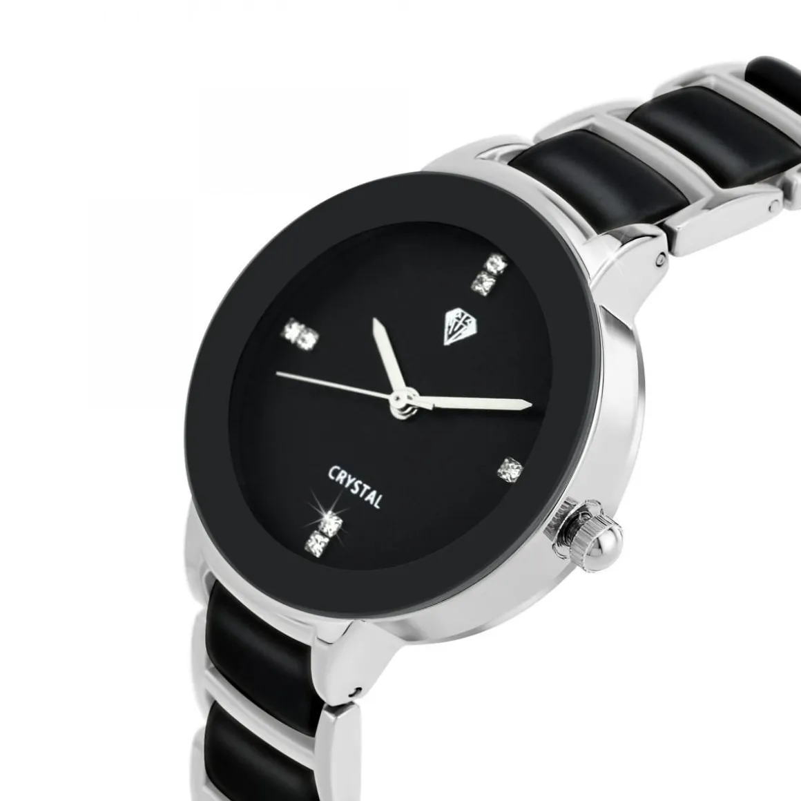 Montre Allegra élégante ornée de Cristaux scintillants par SC Crystal