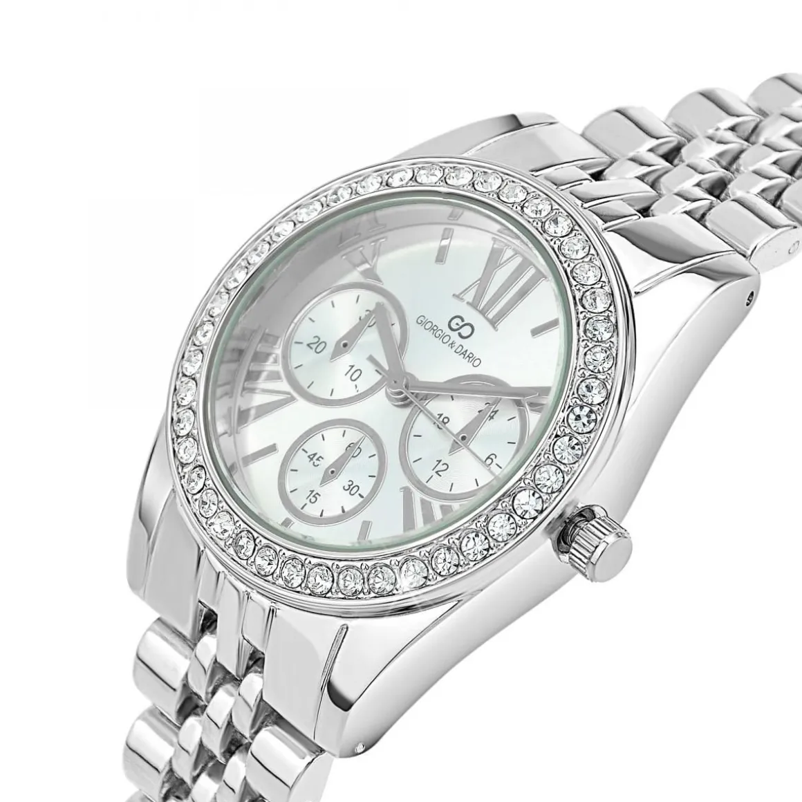 Montre Ayla élégante ornée de Cristaux scintillants par SC Crystal