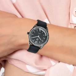 Montre Elly élégante ornée de Cristaux scintillants par SC Crystal