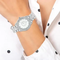 Montre Enora élégante SC Crystal ornée d'un véritable diamant