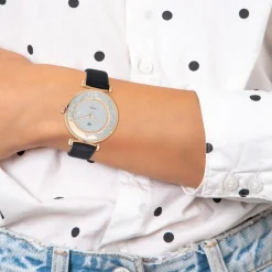 Montre Helèna élégante ornée de Cristaux scintillants