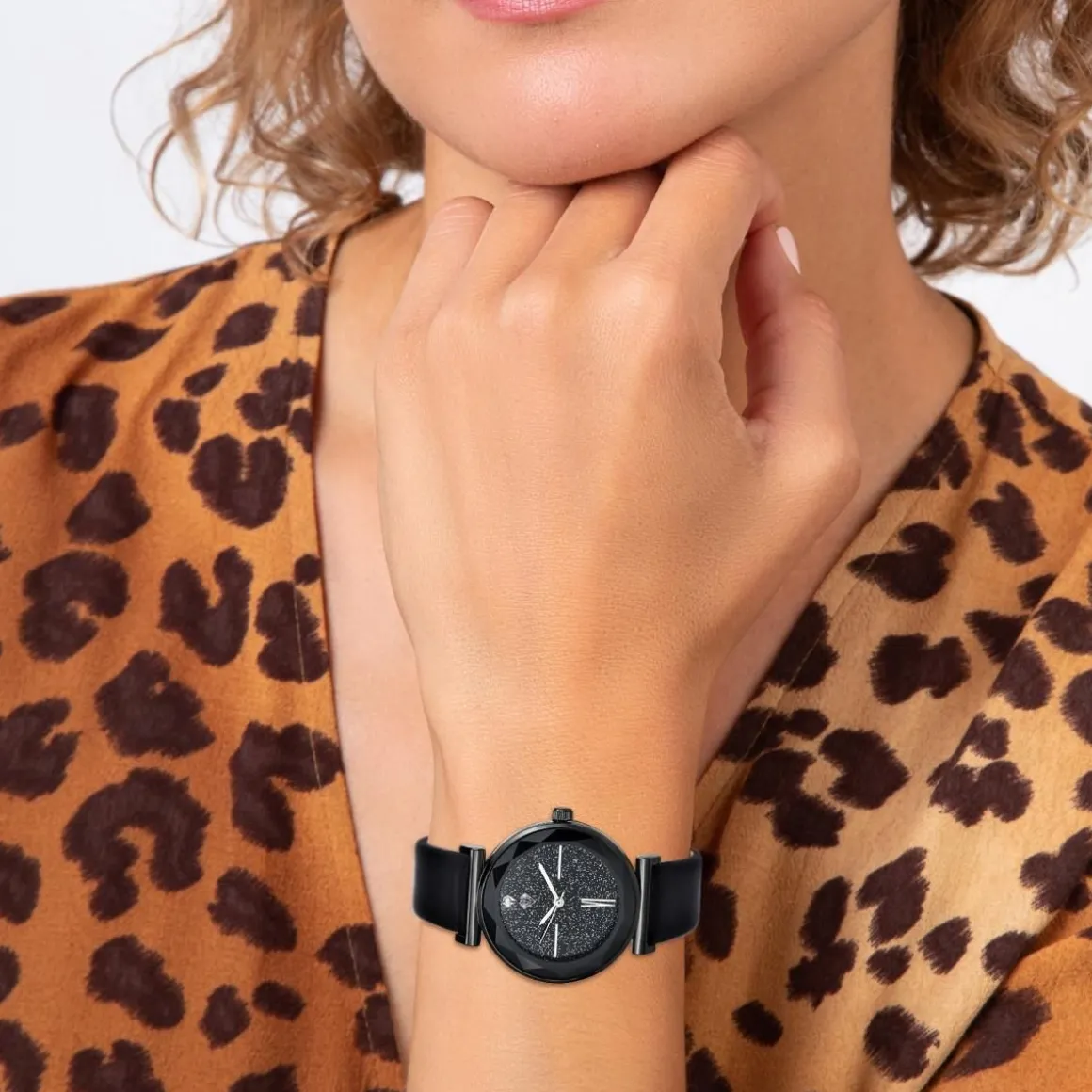 Montre Kamila élégante SC Crystal ornée d'un véritable diamant