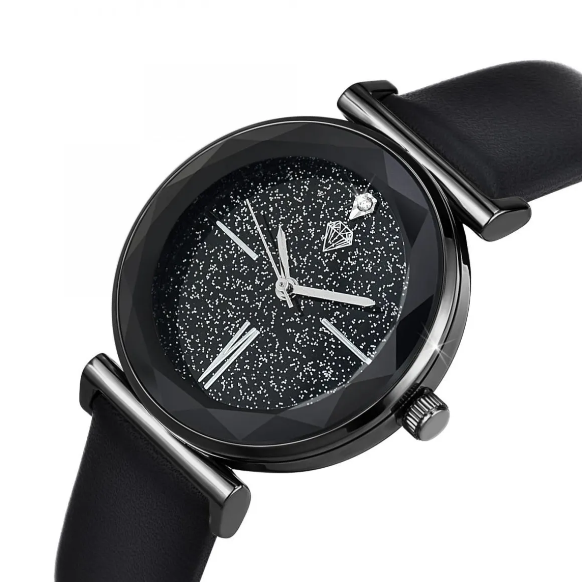 Montre Kamila élégante SC Crystal ornée d'un véritable diamant