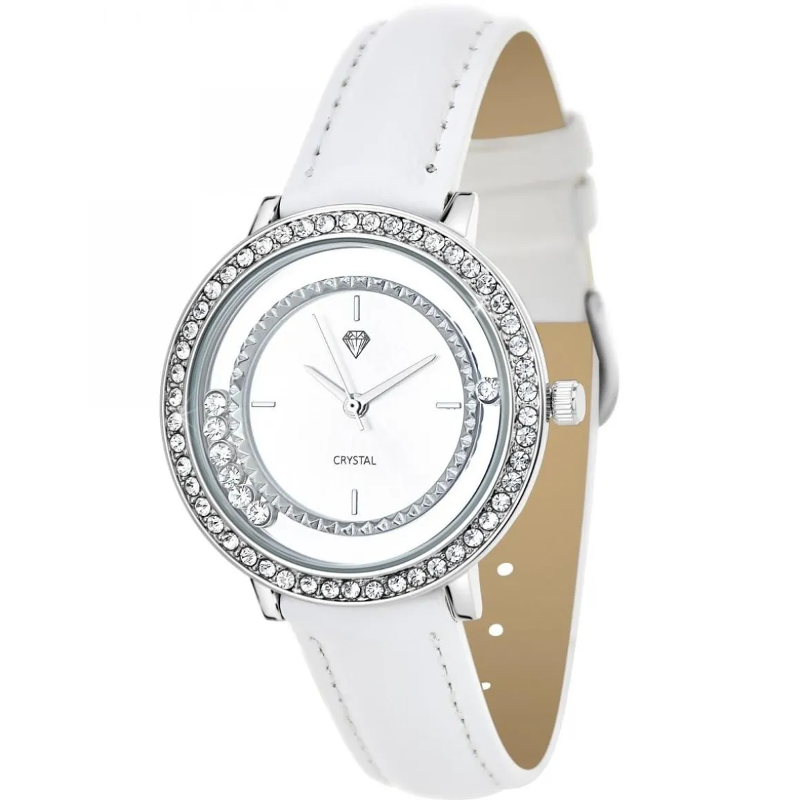 Montre élégante Loane SC Crystal ornée de Cristaux scintillants