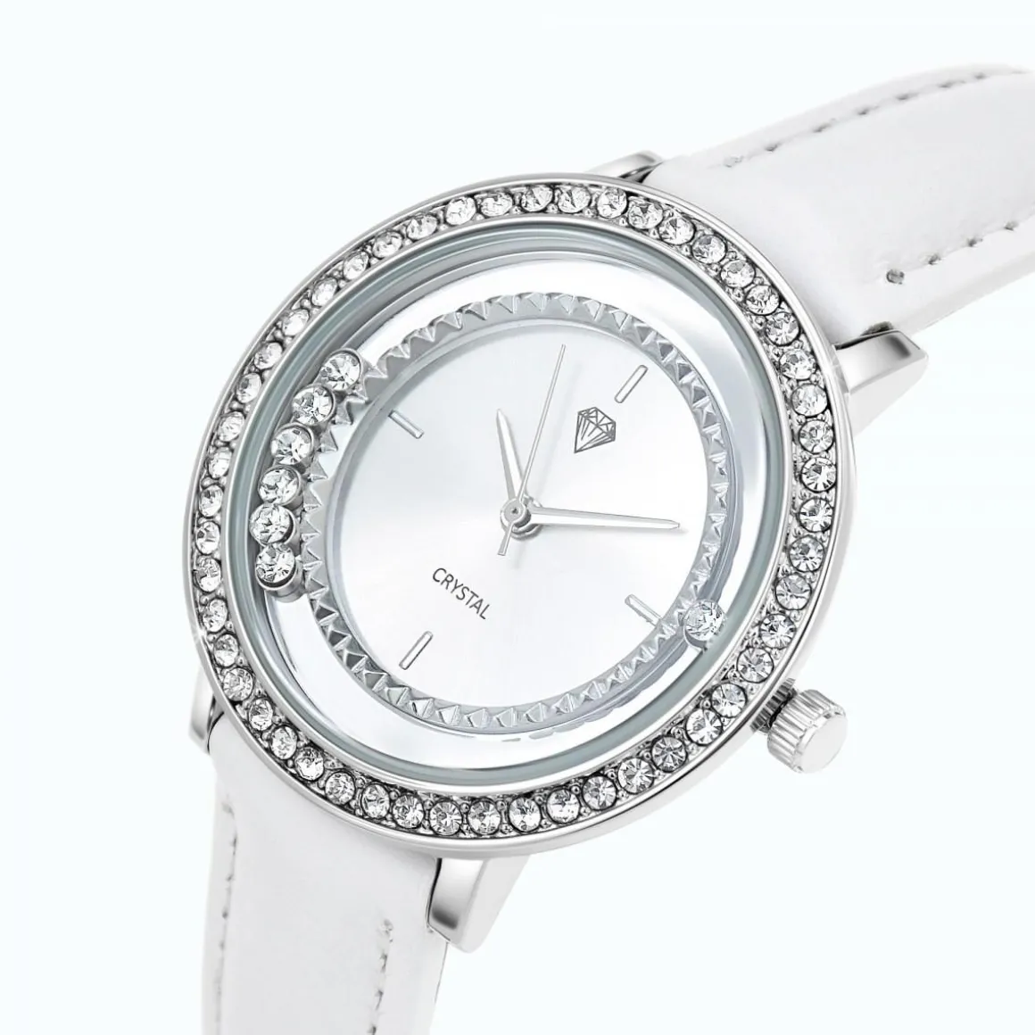Montre élégante Loane SC Crystal ornée de Cristaux scintillants