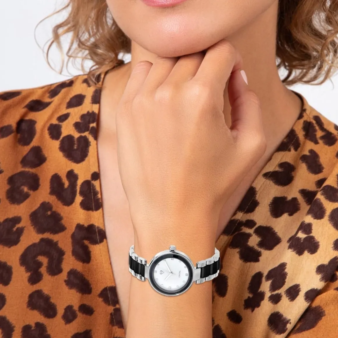 Montre élégante Marion SC Crystal ornée de Cristaux scintillants