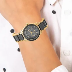 Montre Lila SC Crystal ornée de 2 Cristaux Scintillants