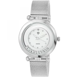 Montre Ludivine élégante SC Crystal ornée d'un véritable diamant