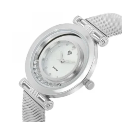 Montre Ludivine élégante SC Crystal ornée d'un véritable diamant