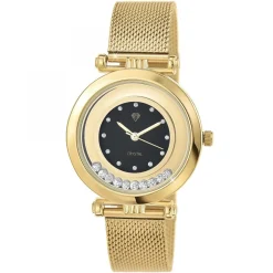 Montre Ludivine élégante SC Crystal ornée de cristaux scintillants