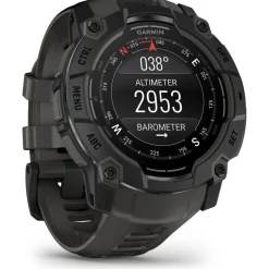 Montre sport Instinct3 Amoled 50mm Noir Bracelet gris