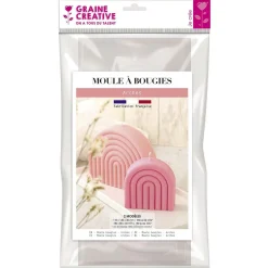 Moule à bougie arc-en-ciel