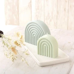 Moule à bougie arc-en-ciel