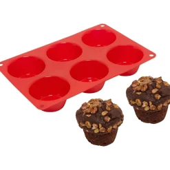 Moule à muffin à muffins 6 empreintes